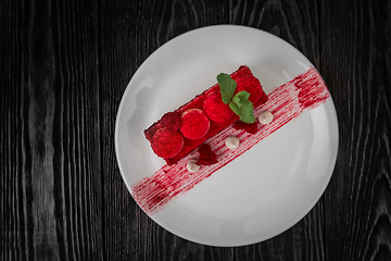 Image showing red velvet cake