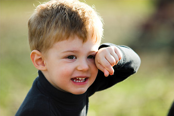 Image showing boy in the park