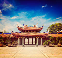 Image showing Gates of Lian Shan Shuang Lin Monastery
