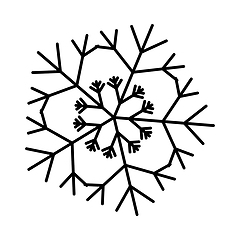 Image showing Snowflake Icon