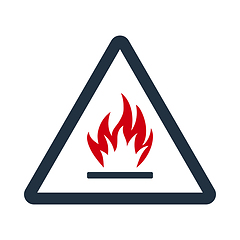 Image showing Flammable Icon