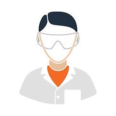 Image showing Icon Of Chemist In Eyewear