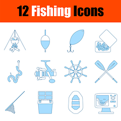 Image showing Fishing Icon Set