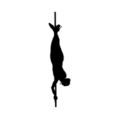 Image showing Strip Dancer Silhouette