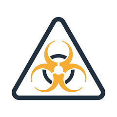 Image showing Icon Of Biohazard