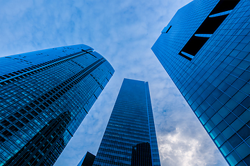 Image showing Urban buildings skyscrapers