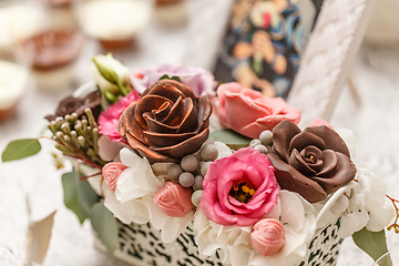 Image showing Delicious wedding candy bar