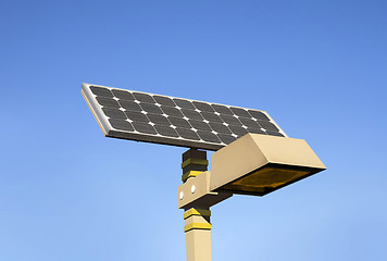 Image showing Solar city lamp