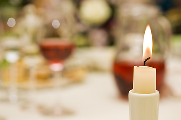 Image showing candle romantic concept