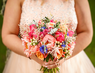 Image showing Beauty wedding bouquet