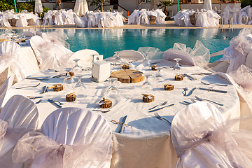 Image showing Wedding table