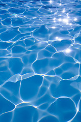 Image showing clear water in the swimming pool