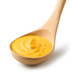 Image showing yellow vegetable puree