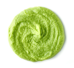 Image showing green vegetable puree