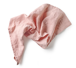 Image showing crumpled cotton napkin