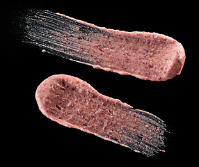 Image showing mashed red kidney bean hummus