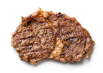 Image showing freshly grilled beef entrecote steak