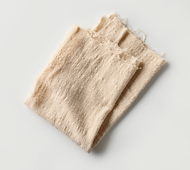 Image showing folded cotton napkin