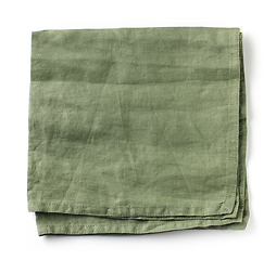 Image showing folded cotton napkin