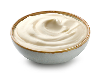 Image showing bowl of sour cream dip sauce