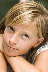 Image showing Portrait of little girl