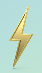 Image showing Electric lightning bolt symbol
