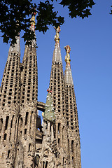 Image showing Deatailed view of Sagrada Familia
