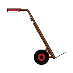 Image showing Warehouse Trolley Icon