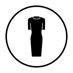 Image showing Business Woman Dress Icon