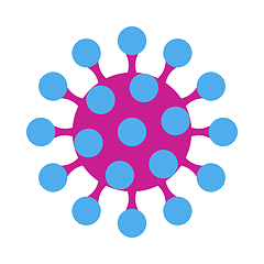 Image showing Coronavirus Molecule Icon