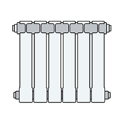 Image showing Icon Of Radiator