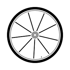 Image showing Bike Wheel Icon