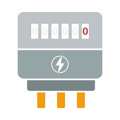 Image showing Electric Meter Icon