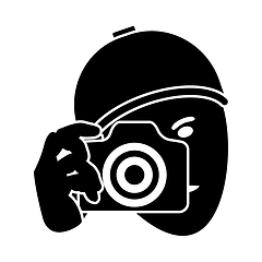 Image showing Detective With Camera Icon