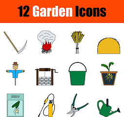 Image showing Garden Icon Set