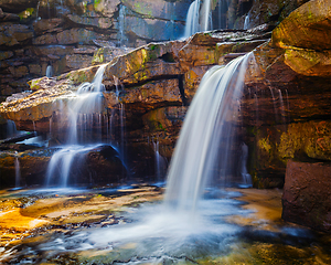 Image showing Tropical waterfall