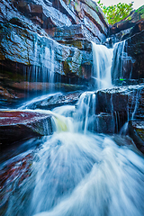 Image showing Tropical waterfall