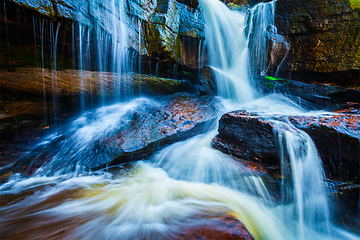 Image showing Tropical waterfall