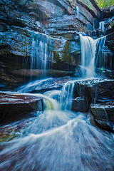 Image showing Tropical waterfall