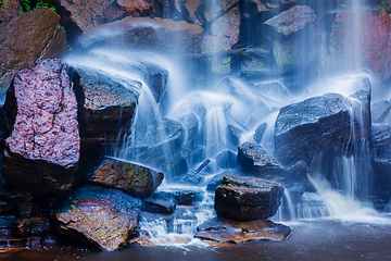 Image showing Tropical waterfall