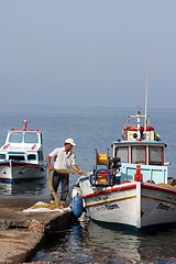 Image showing working fisherman