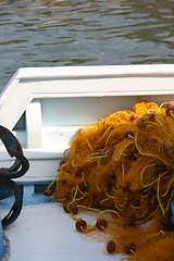 Image showing fishing boat detail