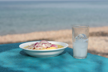 Image showing fava with ouzo