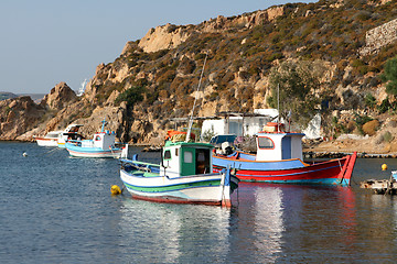 Image showing mooring boats