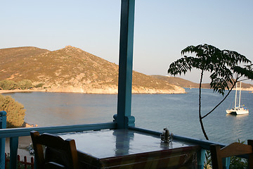 Image showing restaurant terrace 