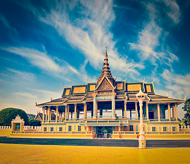 Image showing Royal Palace complex in Phnom Penh