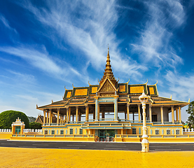 Image showing Royal Palace complex in Phnom Penh