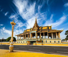 Image showing Royal Palace complex in Phnom Penh