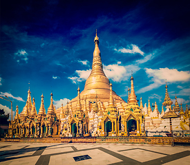 Image showing Shwedagon pagoda