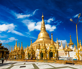 Image showing Shwedagon pagoda